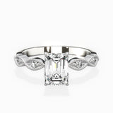 Infinity Solitaire Engagement Ring