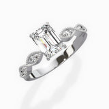 Infinity Solitaire Engagement Ring