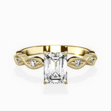 Infinity Solitaire Engagement Ring