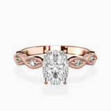 Infinity Solitaire Engagement Ring