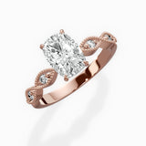 Infinity Solitaire Engagement Ring
