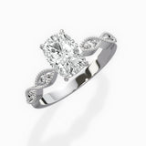 Infinity Solitaire Engagement Ring