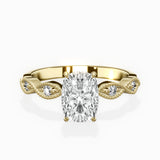 Infinity Solitaire Engagement Ring