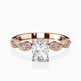 Infinity Solitaire Engagement Ring