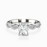 Infinity Solitaire Engagement Ring