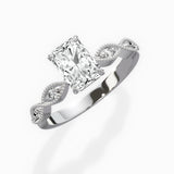 Infinity Solitaire Engagement Ring