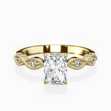 Infinity Solitaire Engagement Ring