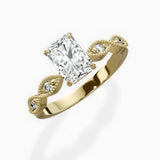 Infinity Solitaire Engagement Ring