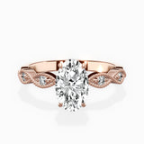 Infinity Solitaire Engagement Ring