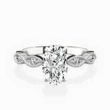 Infinity Solitaire Engagement Ring