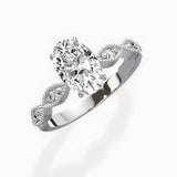 Infinity Solitaire Engagement Ring