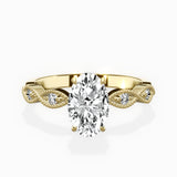 Infinity Solitaire Engagement Ring