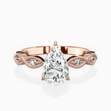 Infinity Solitaire Engagement Ring