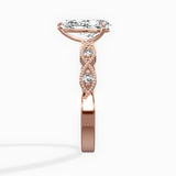Infinity Solitaire Engagement Ring