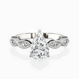 Infinity Solitaire Engagement Ring