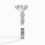 Infinity Solitaire Engagement Ring