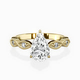 Infinity Solitaire Engagement Ring