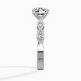 Infinity Solitaire Engagement Ring