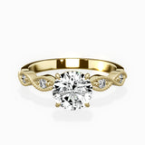 Infinity Solitaire Engagement Ring
