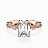 Infinity Solitaire Engagement Ring