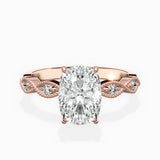 Infinity Solitaire Engagement Ring