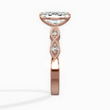 Infinity Solitaire Engagement Ring