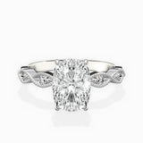 Infinity Solitaire Engagement Ring