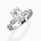 Infinity Solitaire Engagement Ring
