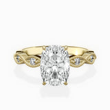 Infinity Solitaire Engagement Ring