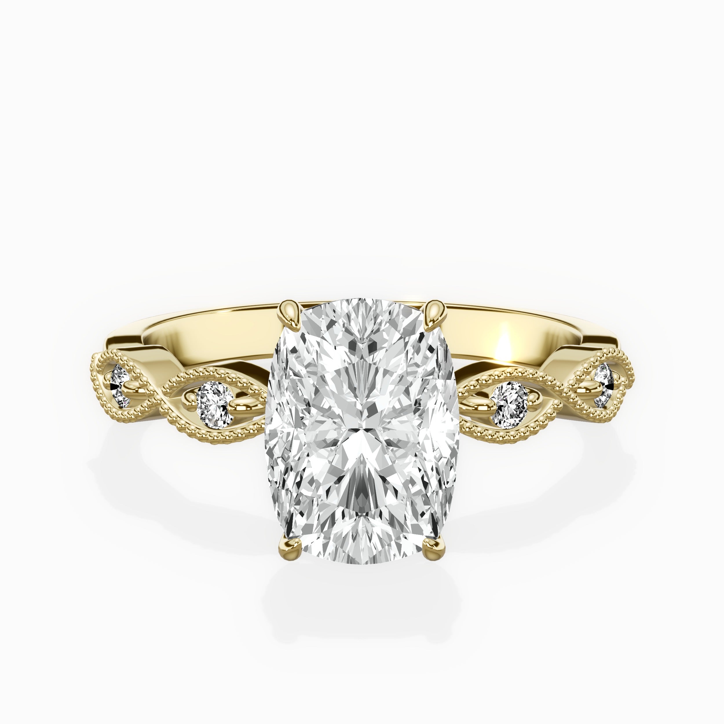 Infinity Solitaire Engagement Ring