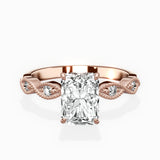 Infinity Solitaire Engagement Ring