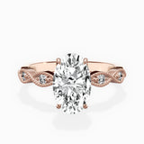 Infinity Solitaire Engagement Ring