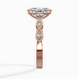 Infinity Solitaire Engagement Ring