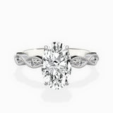 Infinity Solitaire Engagement Ring