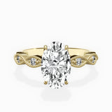 Infinity Solitaire Engagement Ring