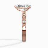Infinity Solitaire Engagement Ring