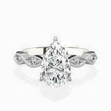 Infinity Solitaire Engagement Ring