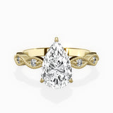 Infinity Solitaire Engagement Ring