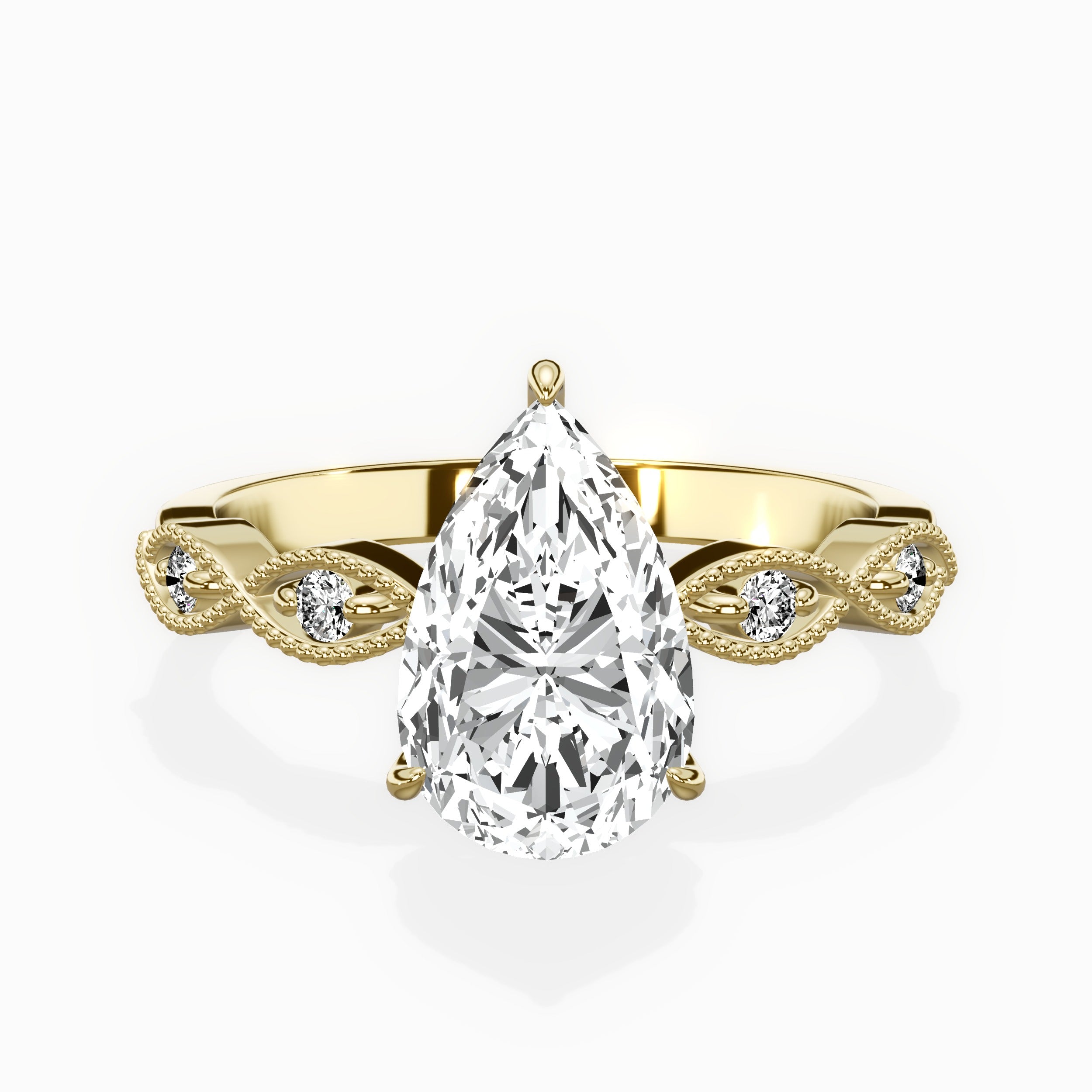 Infinity Solitaire Engagement Ring