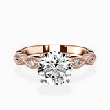 Infinity Solitaire Engagement Ring