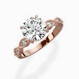 Infinity Solitaire Engagement Ring