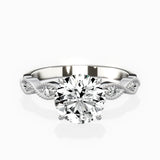 Infinity Solitaire Engagement Ring