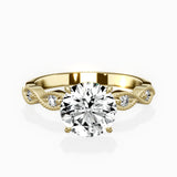 Infinity Solitaire Engagement Ring