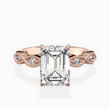 Infinity Solitaire Engagement Ring