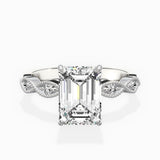 Infinity Solitaire Engagement Ring