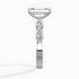 Infinity Solitaire Engagement Ring