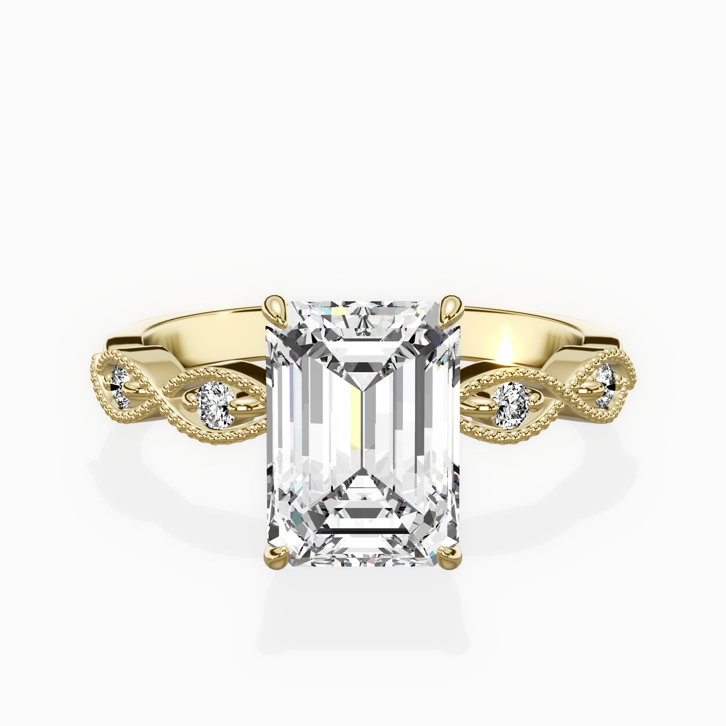 Infinity Solitaire Engagement Ring