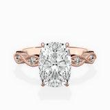 Infinity Solitaire Engagement Ring
