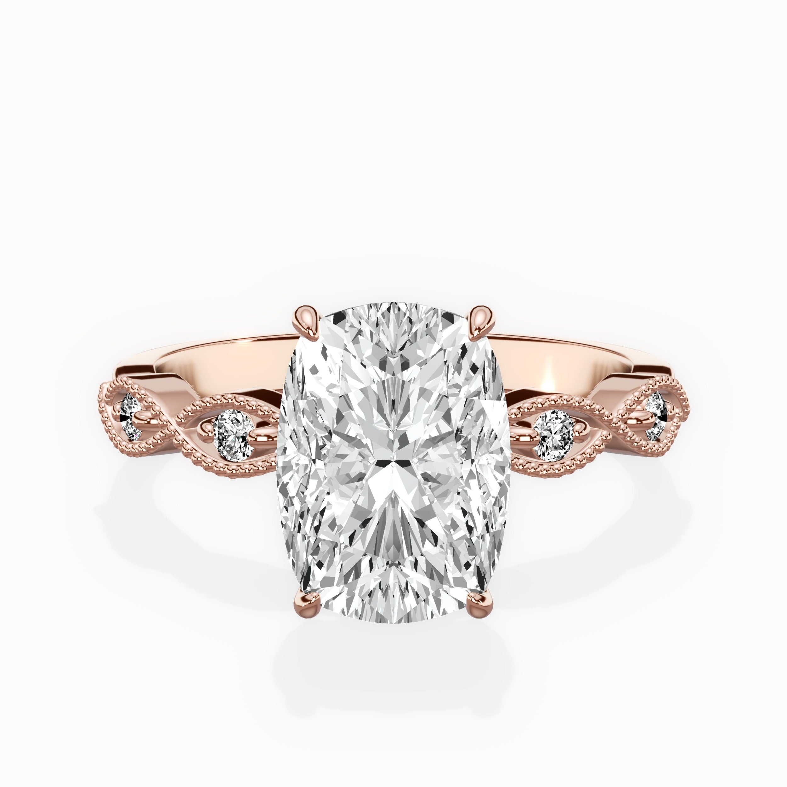 Infinity Solitaire Engagement Ring
