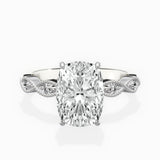 Infinity Solitaire Engagement Ring